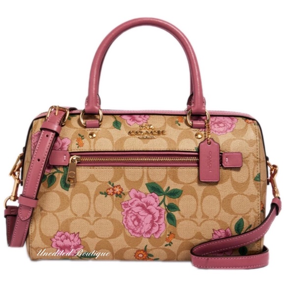 Coach | Bags | Coach Satchel Signature Canvas Prairie Rose Print | Poshmark